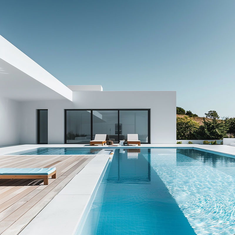 Piscine en résine à Saint-Raphaël